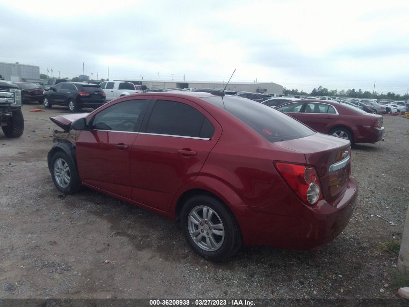 2016 CHEVROLET SONIC LT - 1G1JC5SH9G4112321