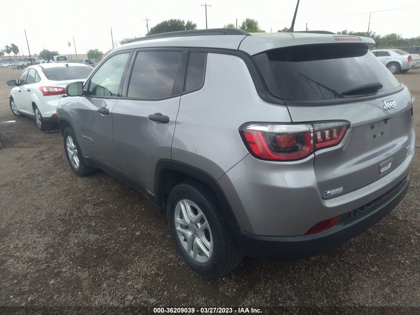 VIN 3C4NJCAB0HT652443 2017 JEEP COMPASS SPORT
