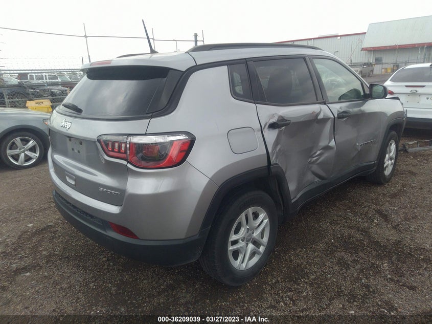 VIN 3C4NJCAB0HT652443 2017 JEEP COMPASS SPORT