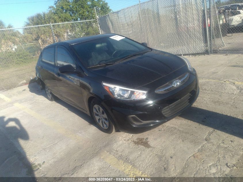 2016 HYUNDAI ACCENT SE - KMHCT5AE2GU244291