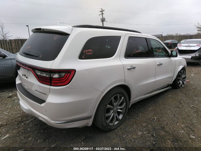 2018 DODGE DURANGO CITADEL ANODIZED PLATINUM - 1C4SDJET3JC161268