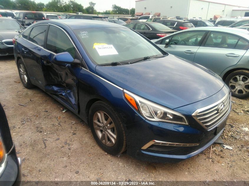 2015 HYUNDAI SONATA 2.4L SE - 5NPE24AFXFH206853