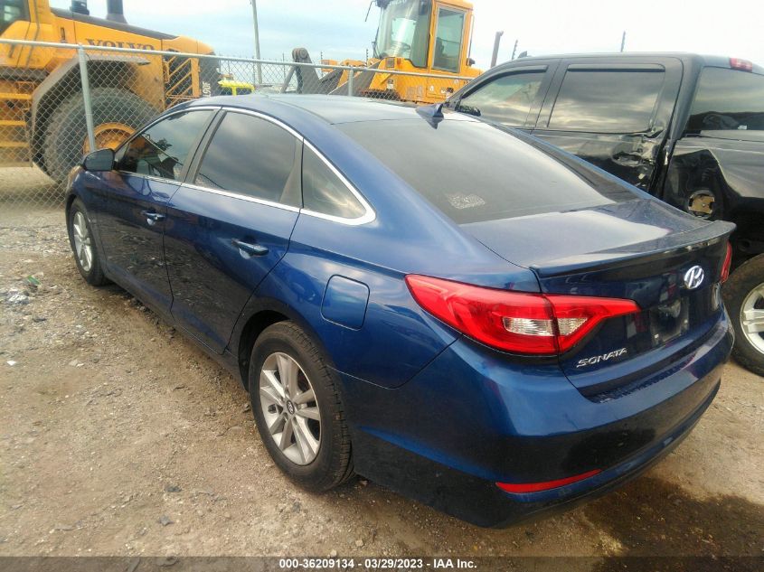 2015 HYUNDAI SONATA 2.4L SE - 5NPE24AFXFH206853