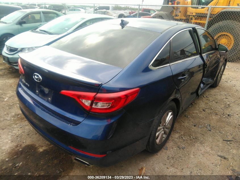 2015 HYUNDAI SONATA 2.4L SE - 5NPE24AFXFH206853