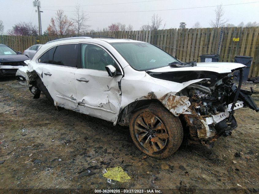 2014 ACURA MDX TECH PKG - 5FRYD4H45EB007474