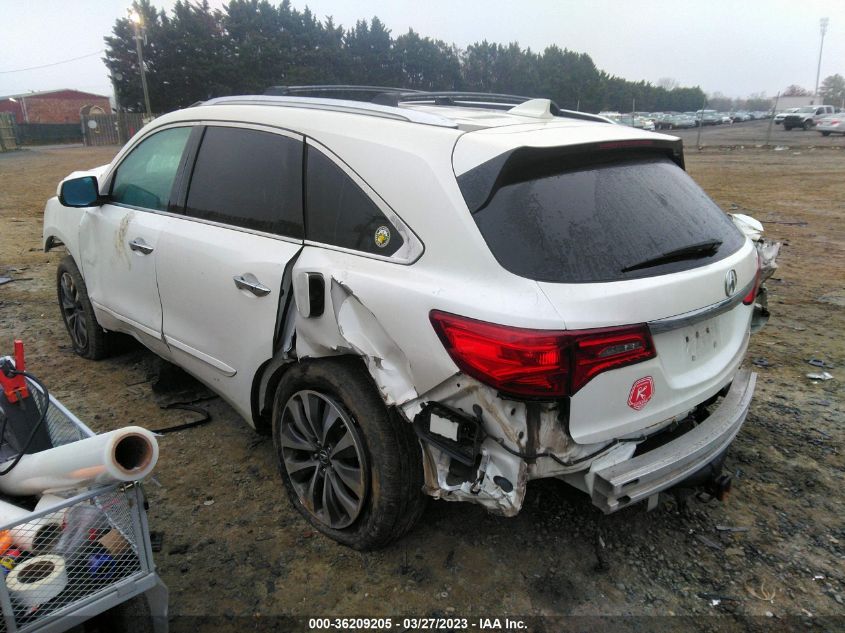 2014 ACURA MDX TECH PKG - 5FRYD4H45EB007474