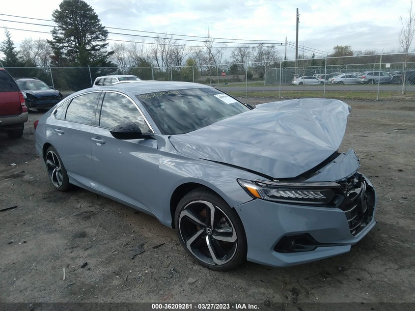 VIN 1HGCV3F20NA004089 2022 HONDA ACCORD HYBRID SPORT