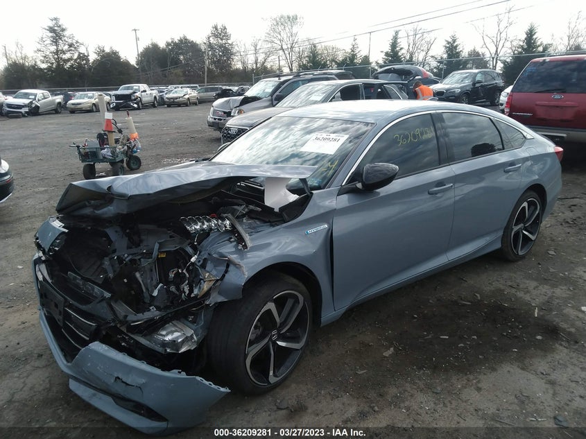 VIN 1HGCV3F20NA004089 2022 HONDA ACCORD HYBRID SPORT