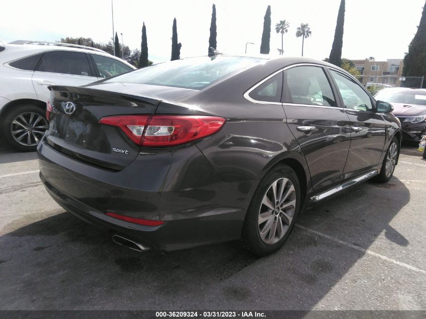 2015 HYUNDAI SONATA 2.4L SPORT - 5NPE34AF8FH171923