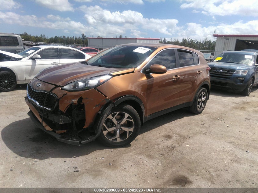 VIN KNDPM3AC1M7846891 2021 KIA SPORTAGE LX