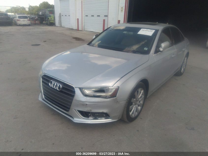 2013 AUDI A4 PREMIUM - WAUAFAFL8DN030606