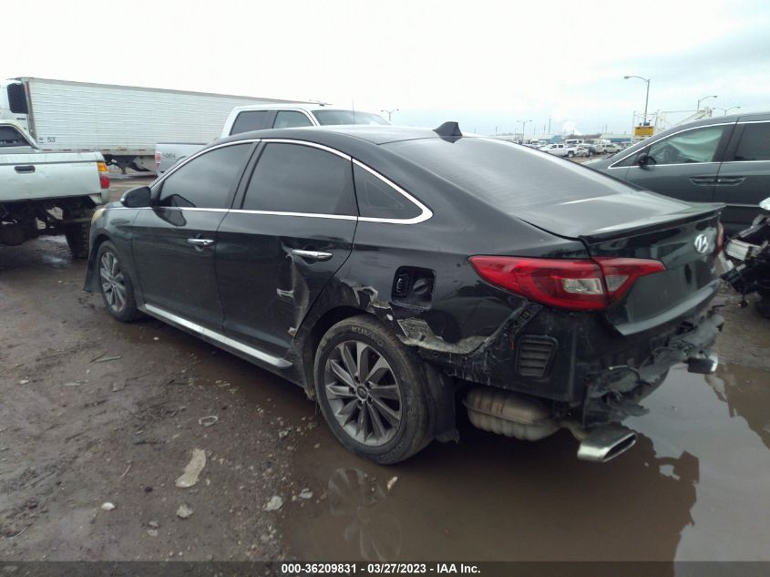 2017 HYUNDAI SONATA SPORT - 5NPE34AF4HH473373