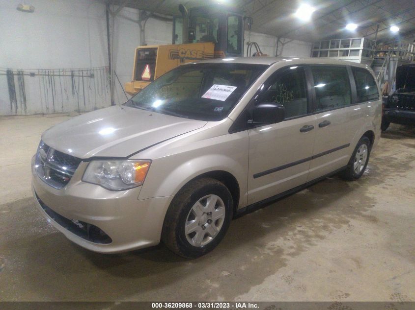 2013 DODGE GRAND CARAVAN AMERICAN VALUE PKG - 2C4RDGBG6DR557330