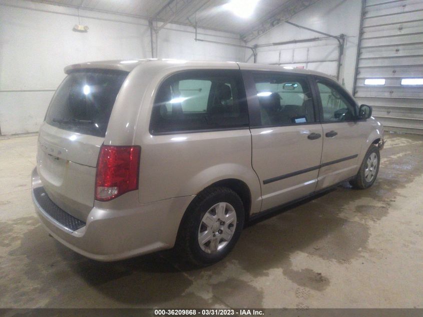 2013 DODGE GRAND CARAVAN AMERICAN VALUE PKG - 2C4RDGBG6DR557330