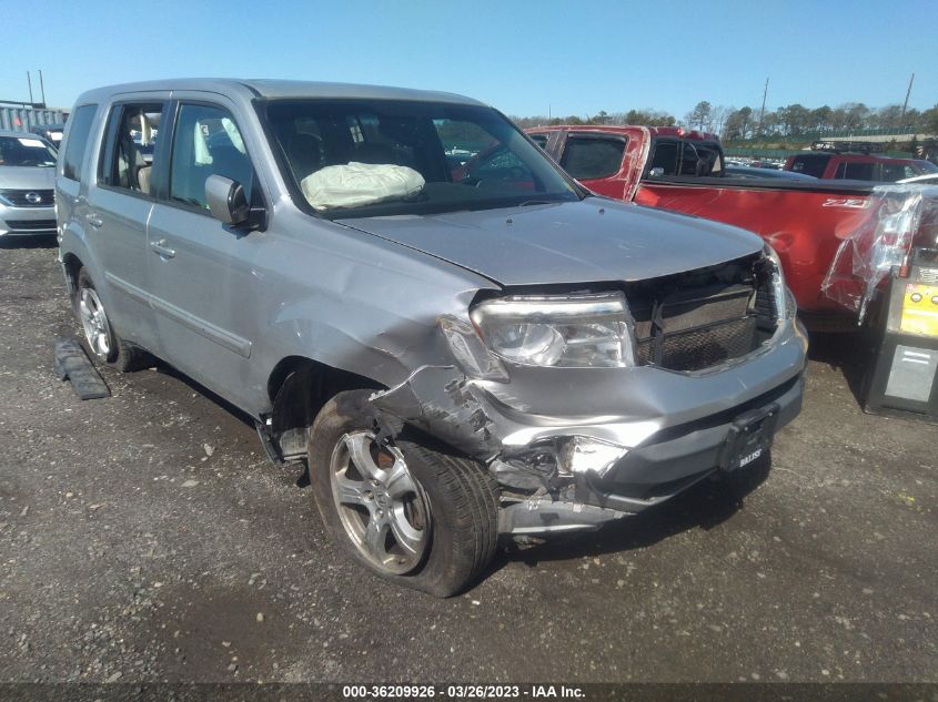 2013 HONDA PILOT EX-L - 5FNYF4H79DB067214