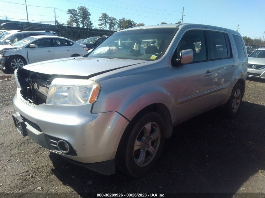 2013 HONDA PILOT EX-L - 5FNYF4H79DB067214