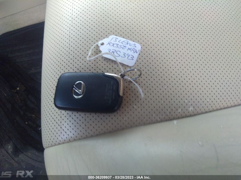 2013 LEXUS RX 350 - 2T2BK1BA4DC187992