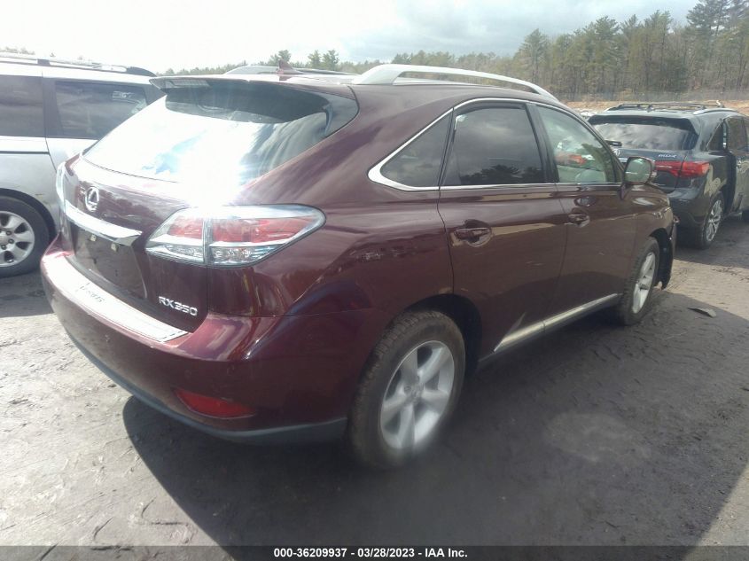 2013 LEXUS RX 350 - 2T2BK1BA4DC187992