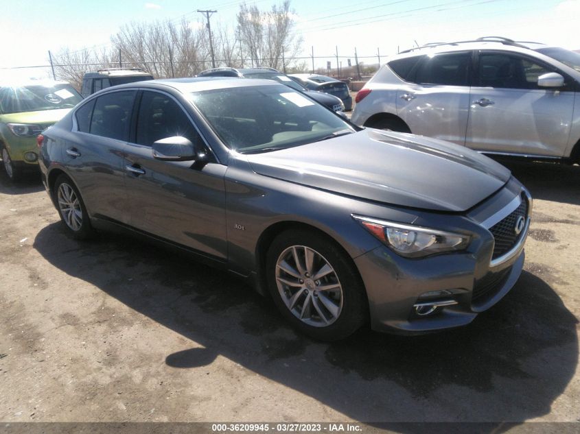 2016 INFINITI Q50 3.0T PREMIUM - JN1EV7AR2GM343816