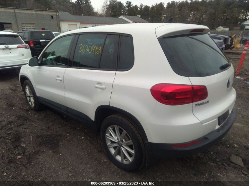 2014 VOLKSWAGEN TIGUAN SE - WVGBV3AX2EW546953