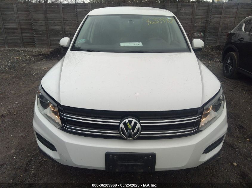 2014 VOLKSWAGEN TIGUAN SE - WVGBV3AX2EW546953