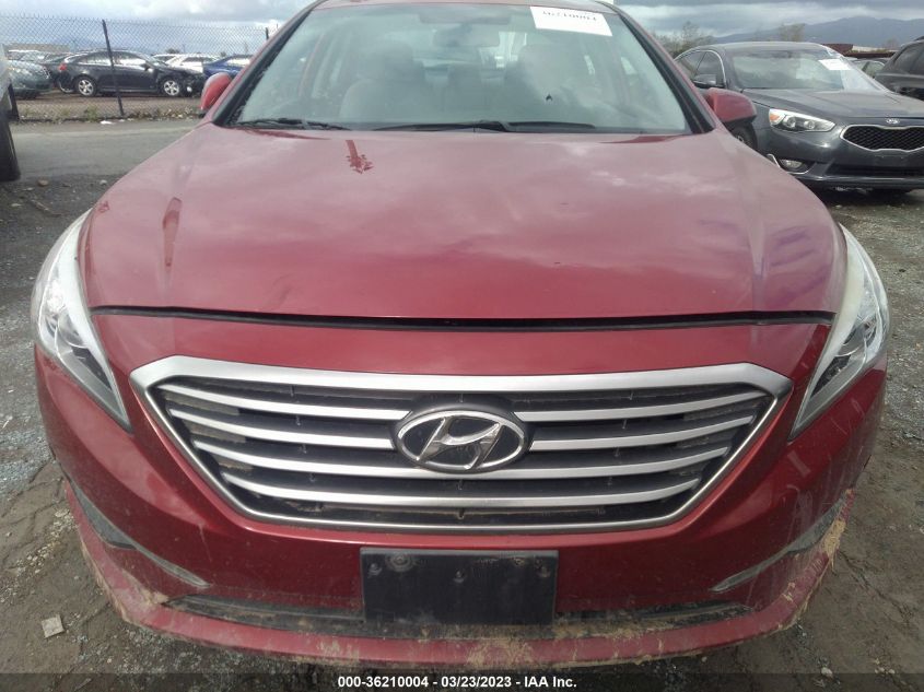 2015 HYUNDAI SONATA 2.4L SE - 5NPE24AF4FH049241