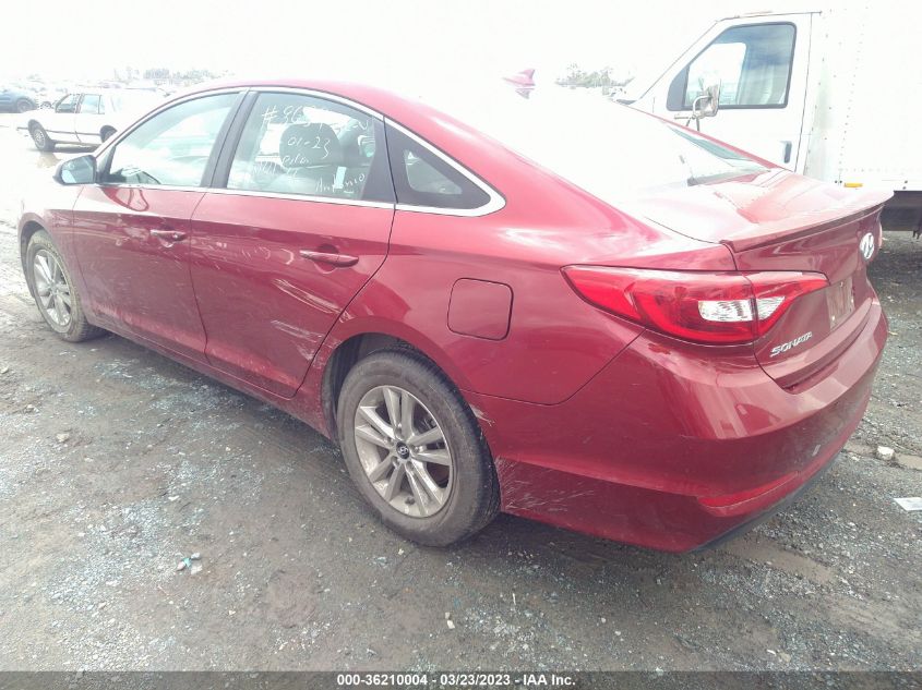 2015 HYUNDAI SONATA 2.4L SE - 5NPE24AF4FH049241