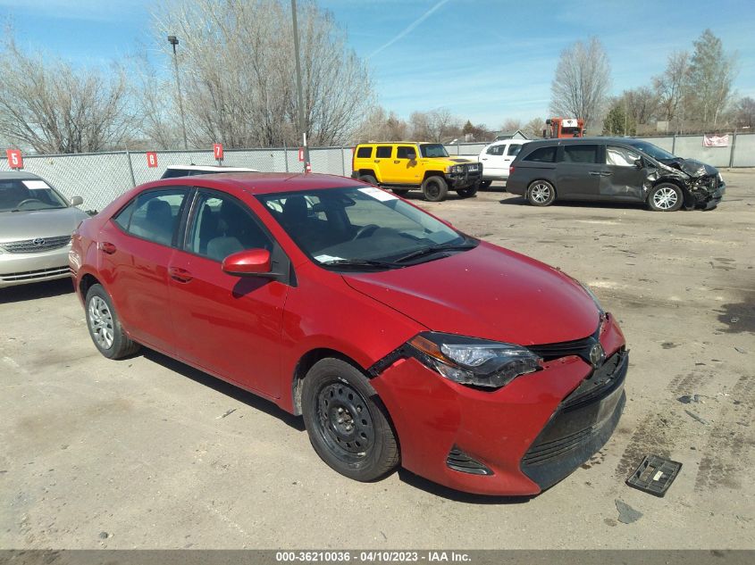 2017 TOYOTA COROLLA L/LE/XLE/SE - 2T1BURHE8HC847917