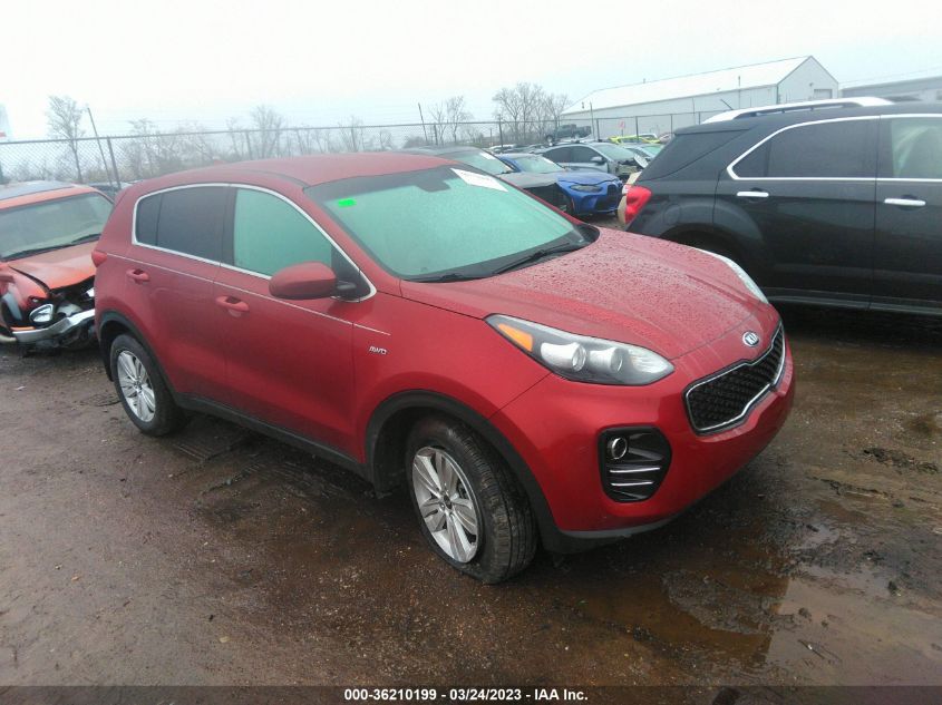 2019 KIA SPORTAGE LX - KNDPMCAC6K7565893