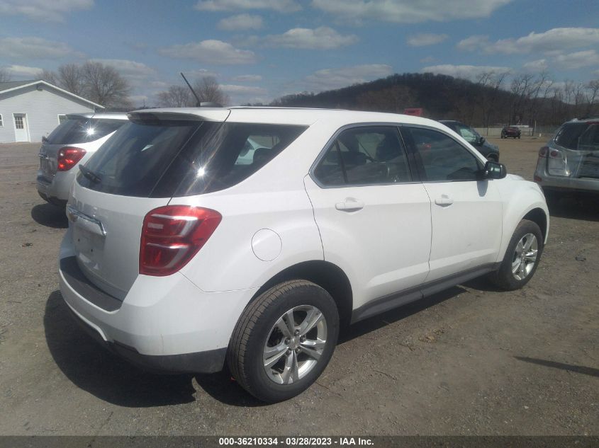 2017 CHEVROLET EQUINOX LS - 2GNALBEK6H1547105