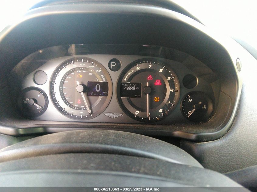 2014 ASTON MARTIN VANQUISH SCFKDCEP9EGJ00571