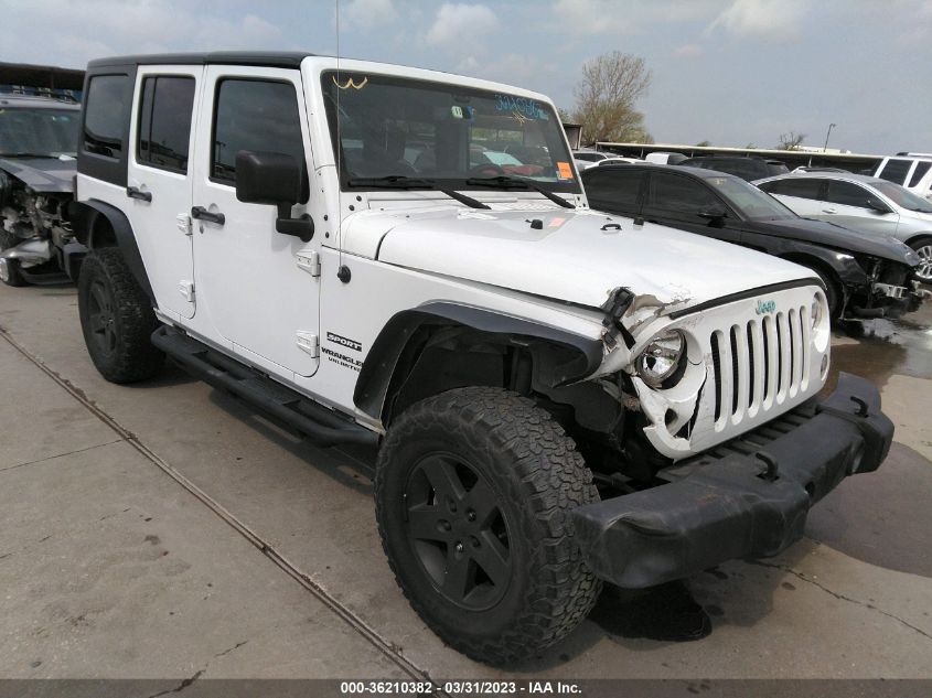 2017 JEEP WRANGLER UNLIMITED SPORT - 1C4BJWDG0HL749231