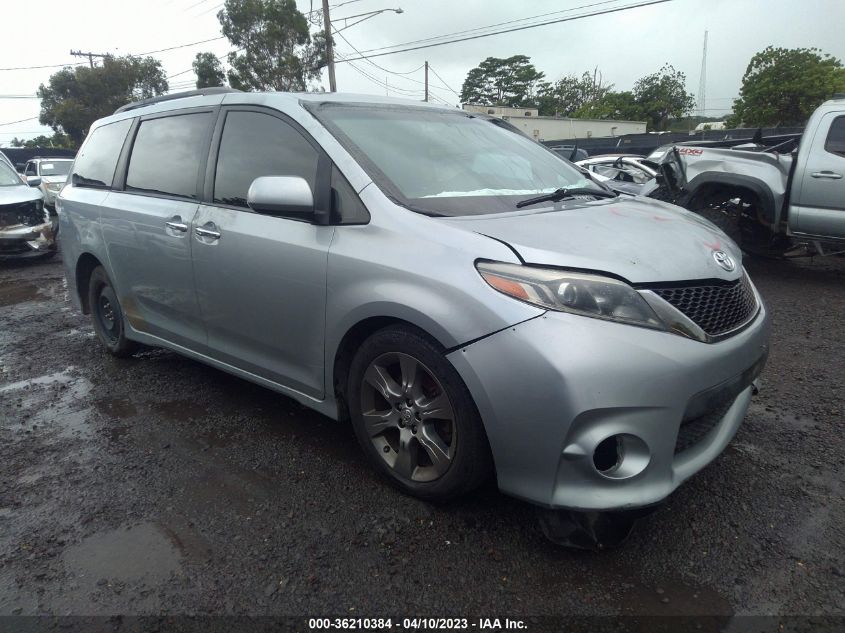 2016 TOYOTA SIENNA SE - 5TDXK3DC4GS761930