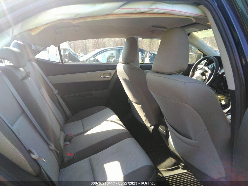2017 TOYOTA COROLLA L/LE/XLE/SE - 2T1BURHEXHC896410
