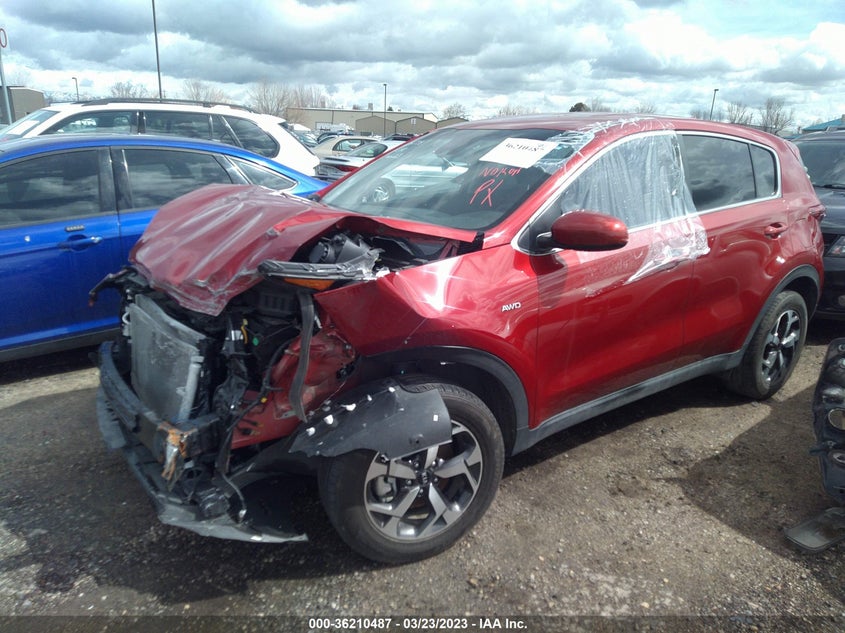 VIN KNDPMCACXM7900737 2021 KIA SPORTAGE LX