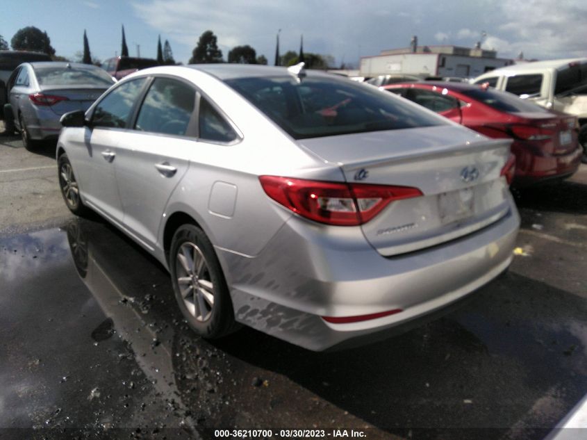 2016 HYUNDAI SONATA 2.4L SE - 5NPE24AF6GH332922