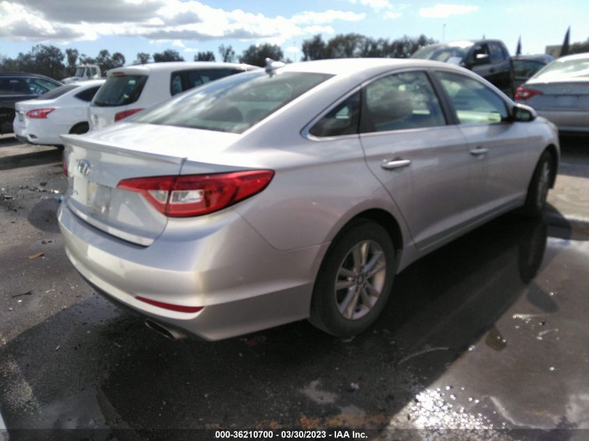 2016 HYUNDAI SONATA 2.4L SE - 5NPE24AF6GH332922