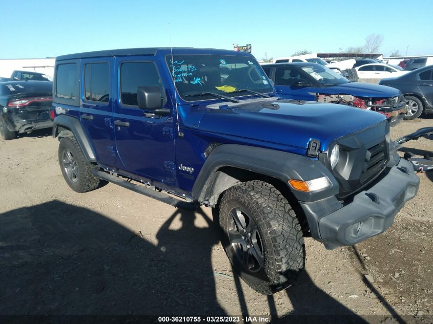 2018 JEEP WRANGLER UNLIMITED SPORT S - 1C4HJXDG0JW223203