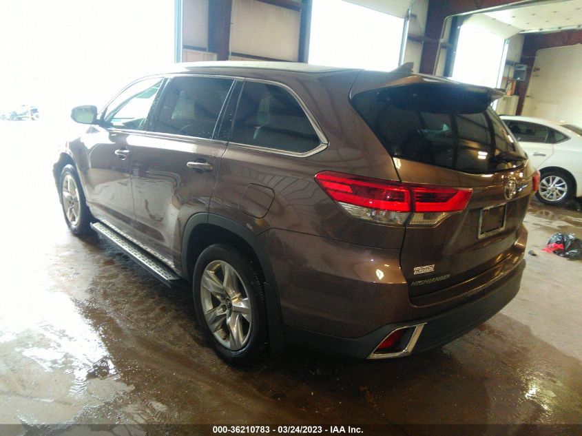 2018 TOYOTA HIGHLANDER LIMITED - 5TDYZRFH1JS254633