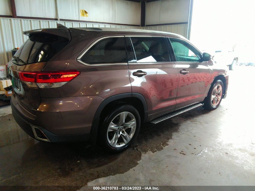 2018 TOYOTA HIGHLANDER LIMITED - 5TDYZRFH1JS254633