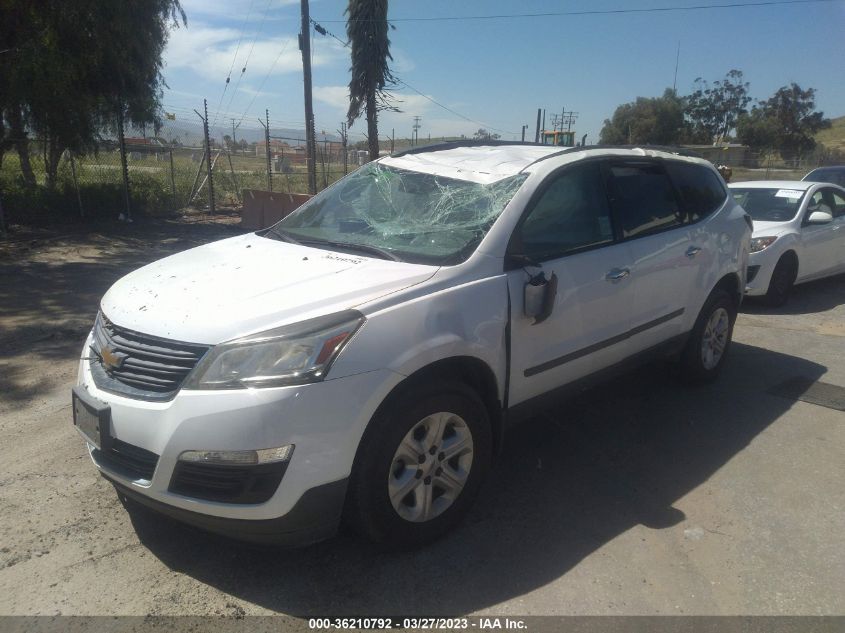 2017 CHEVROLET TRAVERSE LS - 1GNKRFED3HJ304238