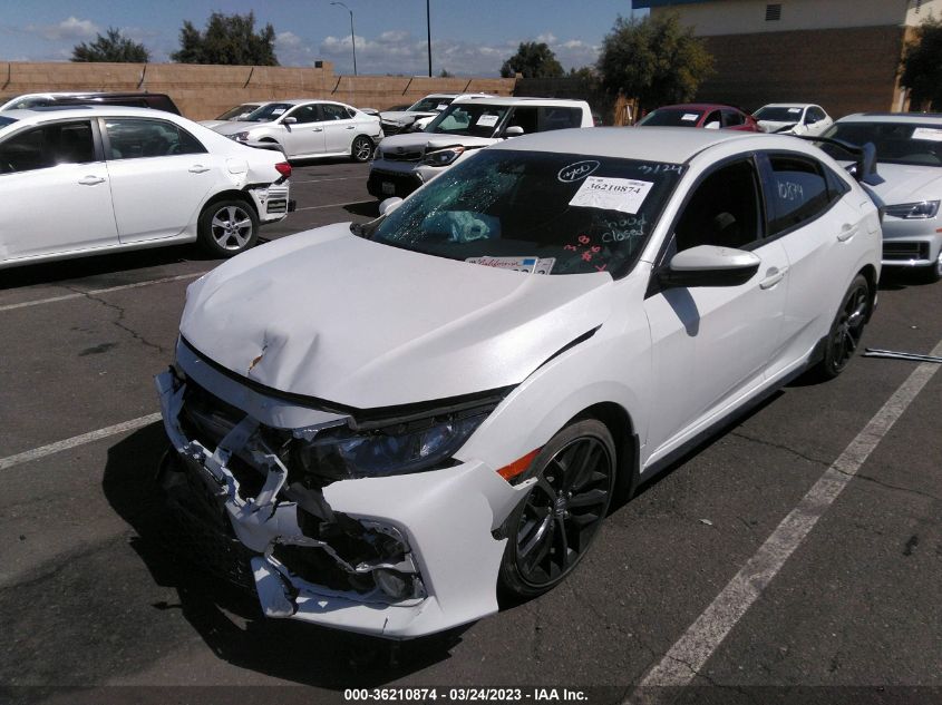 2021 HONDA CIVIC HATCHBACK SPORT - SHHFK7H45MU402588