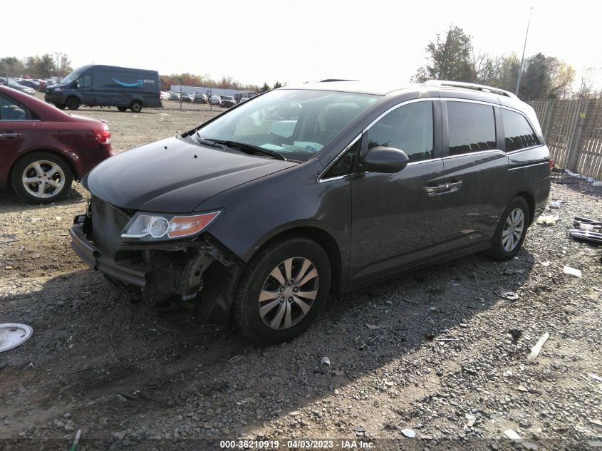 2016 HONDA ODYSSEY EX-L - 5FNRL5H60GB145474