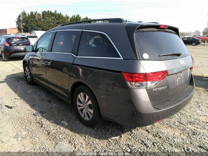 2016 HONDA ODYSSEY EX-L - 5FNRL5H60GB145474