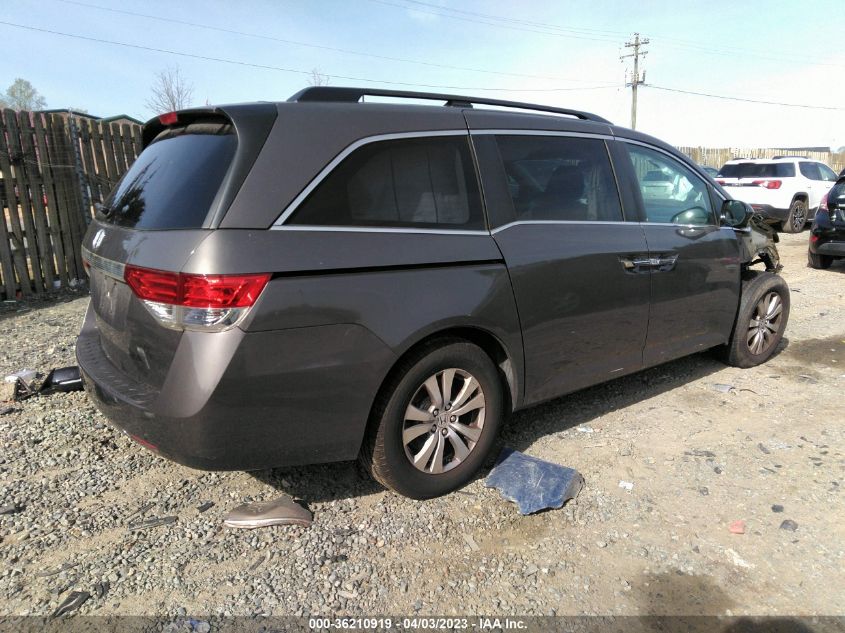2016 HONDA ODYSSEY EX-L - 5FNRL5H60GB145474