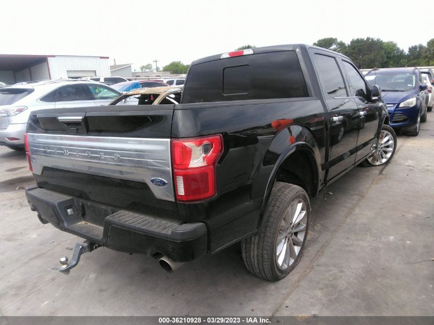 2019 FORD F-150 LIMITED - 1FTEW1EG7KFB35945