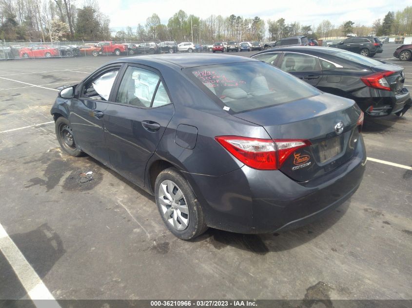 2015 TOYOTA COROLLA L/LE/S/S PLUS/LE PLUS - 2T1BURHE7FC333893