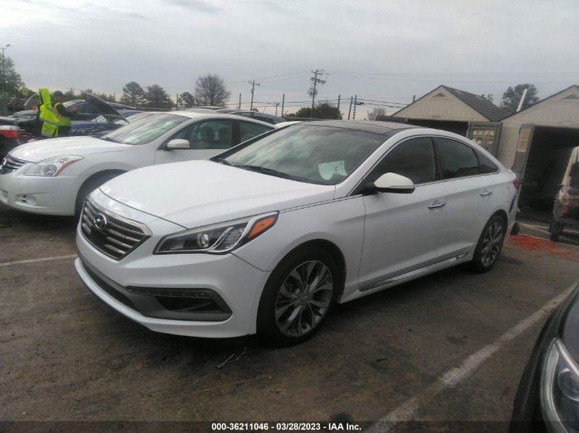 2015 HYUNDAI SONATA 2.0T LIMITED - 5NPE34AB0FH163571