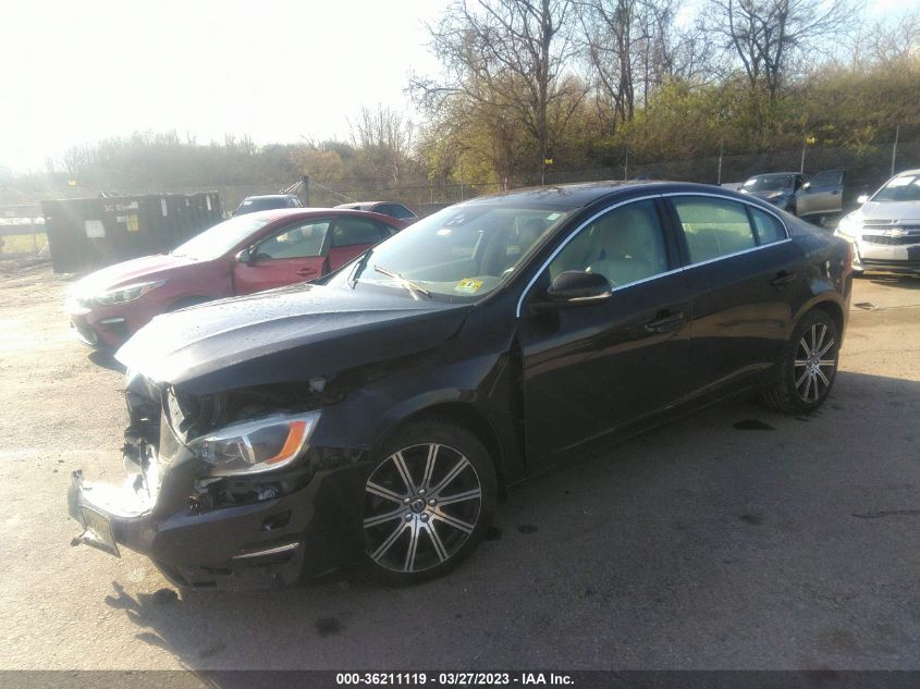 2016 VOLVO S60 INSCRIPTION T5 DRIVE-E PLATINUM LYV402FM6GB096172