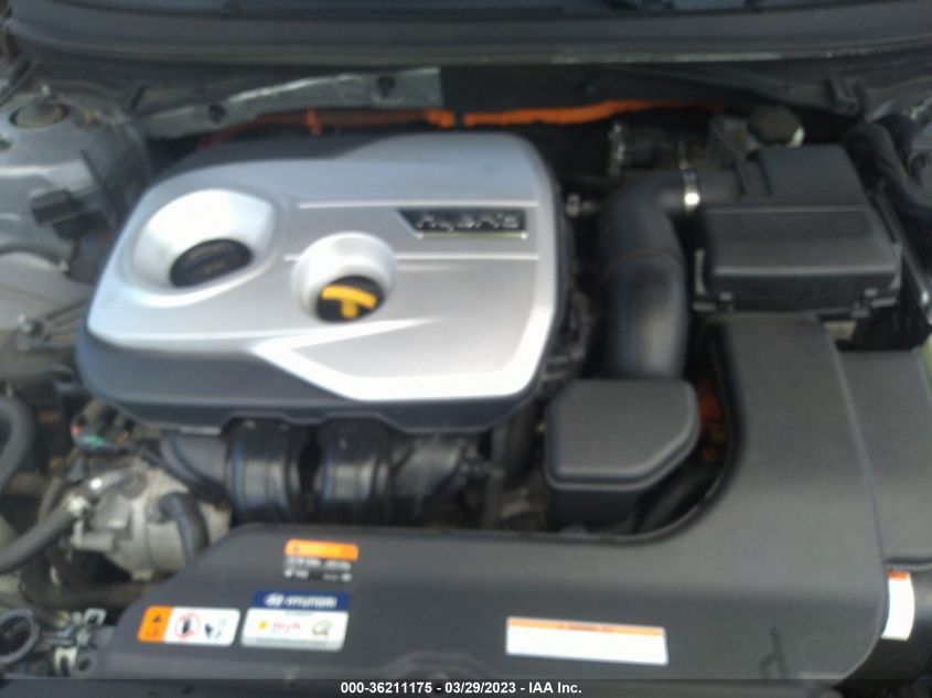 2016 HYUNDAI SONATA HYBRID LIMITED - KMHE34L13GA017934